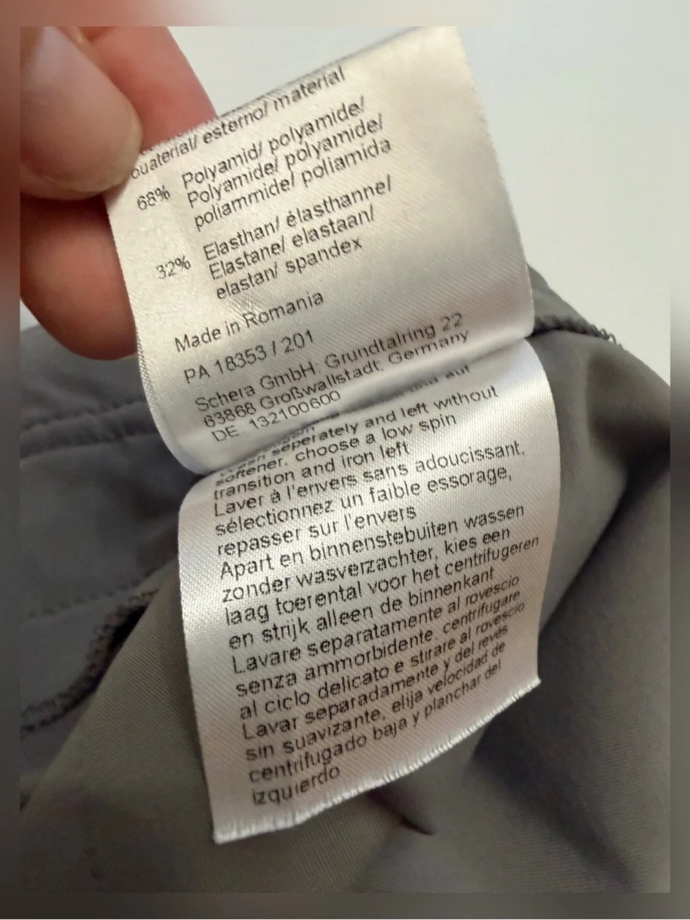 Rafaello Rossi Candy Jogger Gray Active Jogger Pants - 44